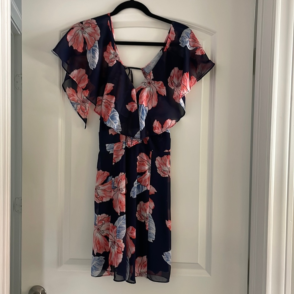 Alythea V-neck Dress with Open Back